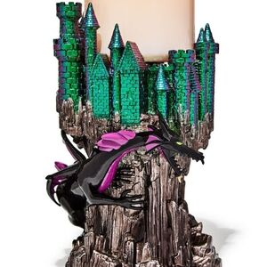 Bath & Body Works Disney Villains Maleficent Dragon Castle 3 Wick Candle Holder